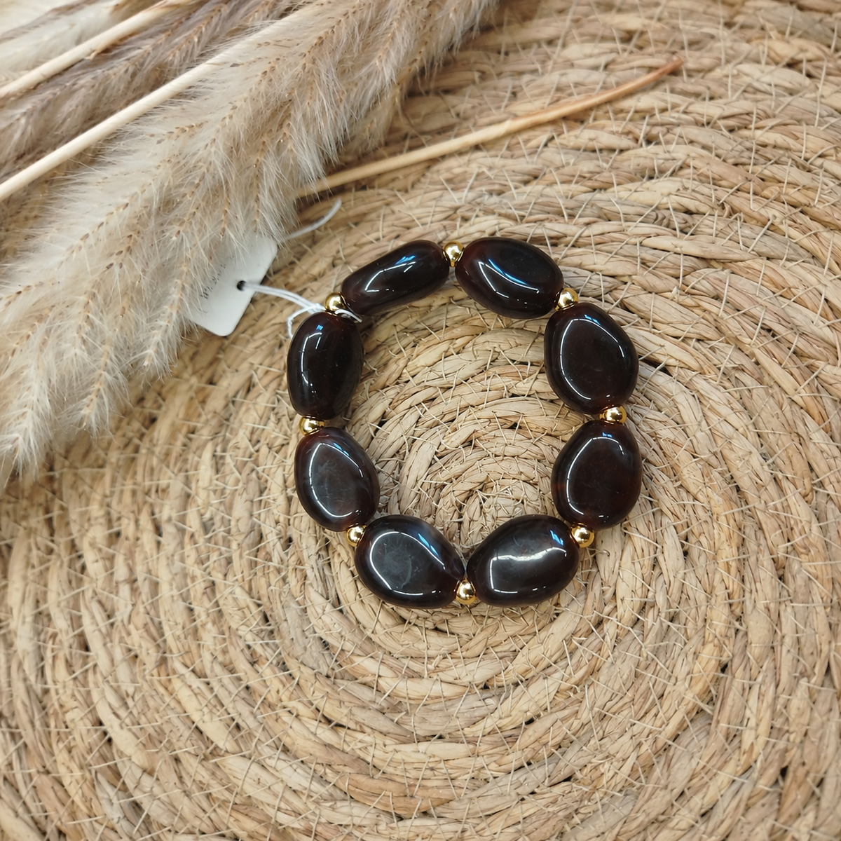 Bracelet Flora – Chocolat 🤎