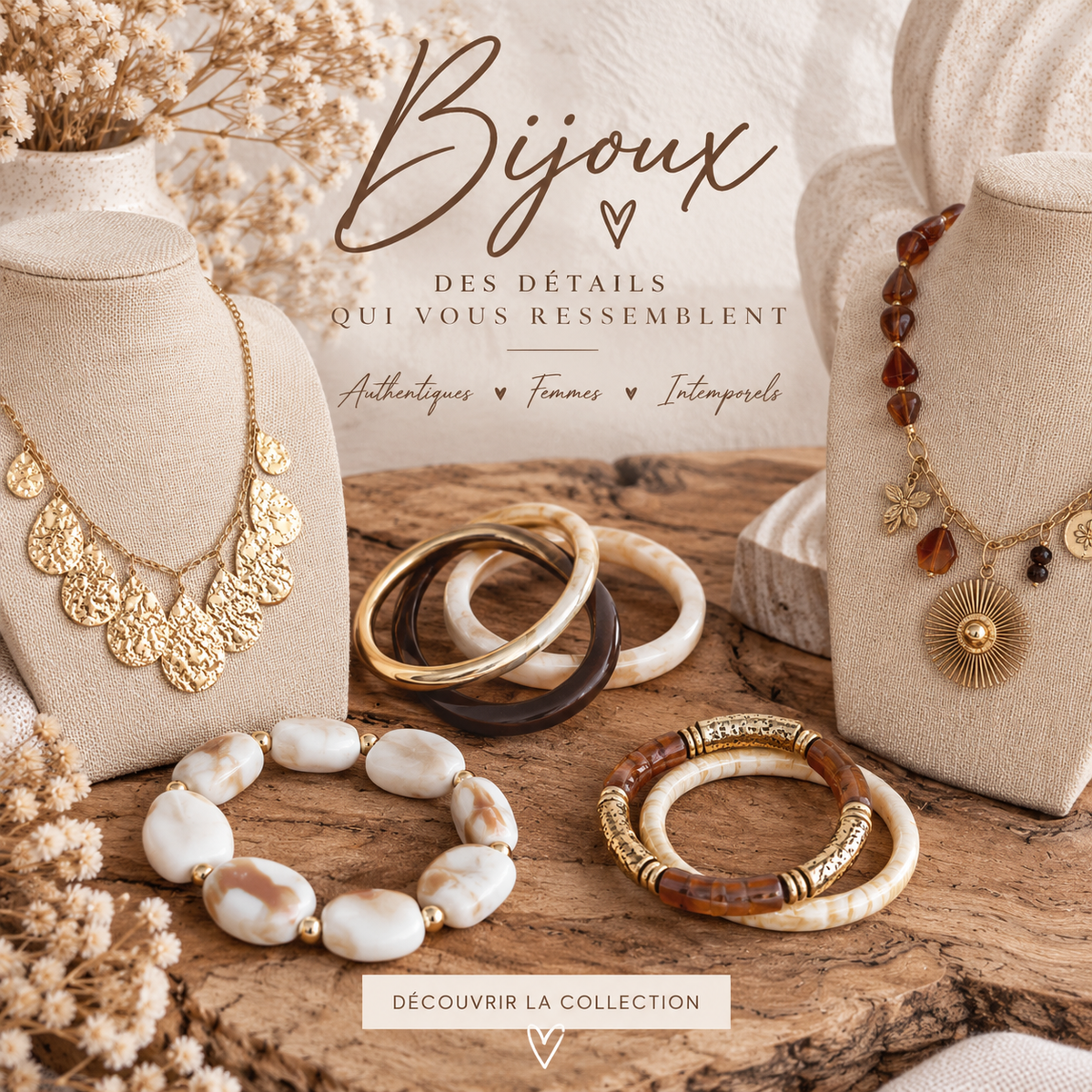 Bijoux en acier inoxydable