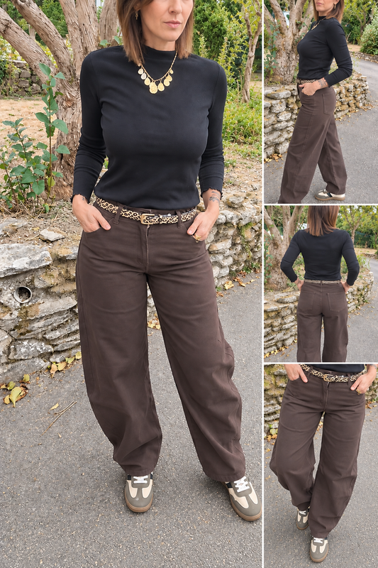 Jeans Balloon Chocolat