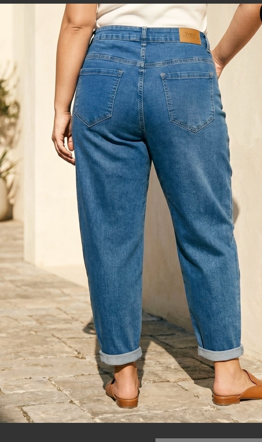 Jeans mom Eléanor