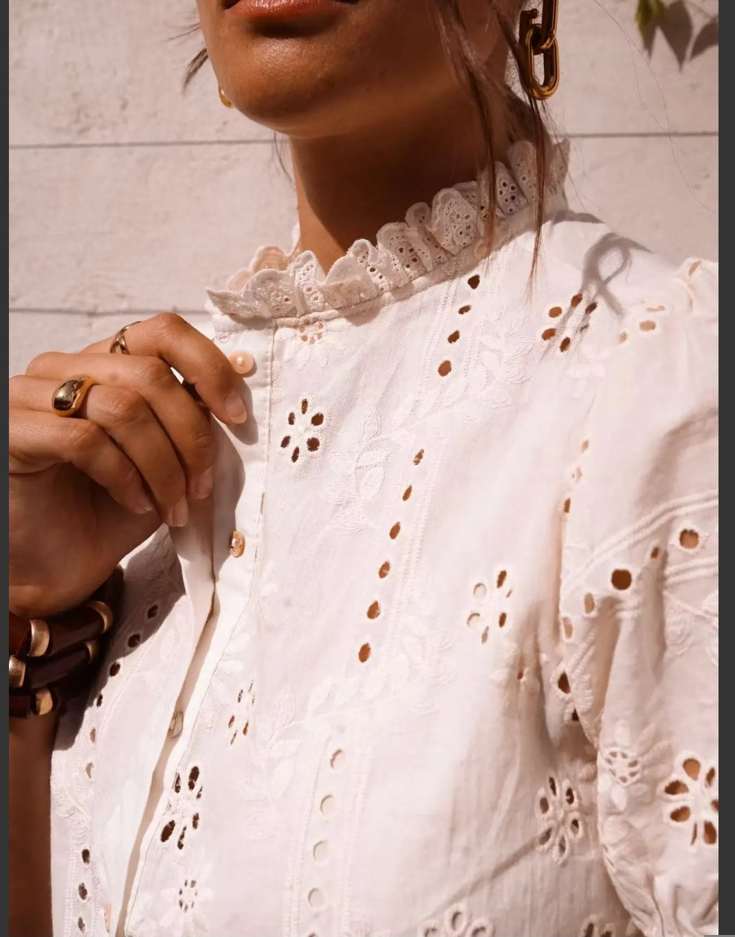 Blouse brodé Eléa