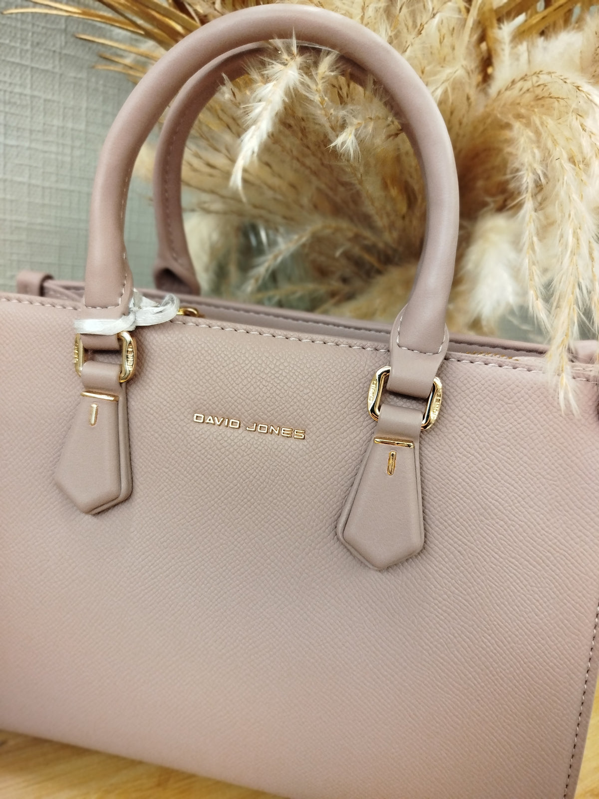Sac Kenza - sac rose pale David&Jones
