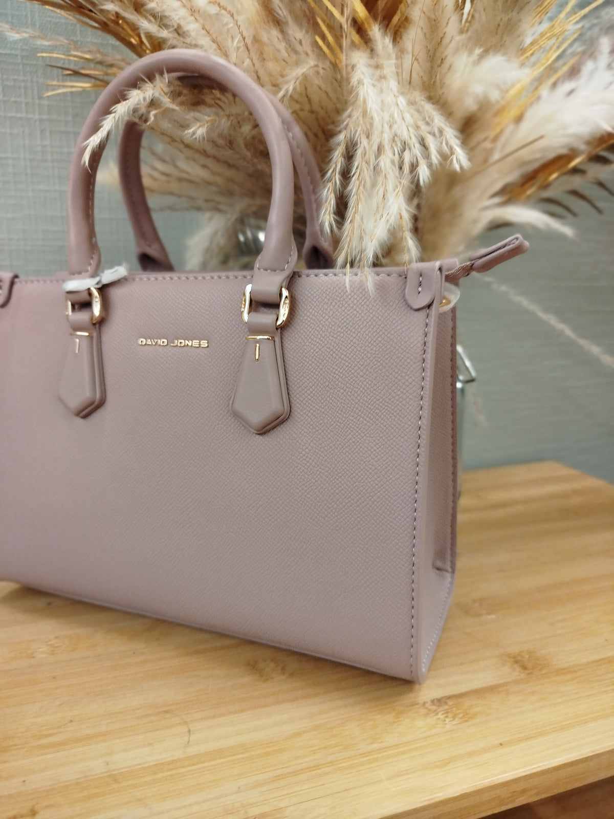 Sac Kenza - sac rose pale David&Jones