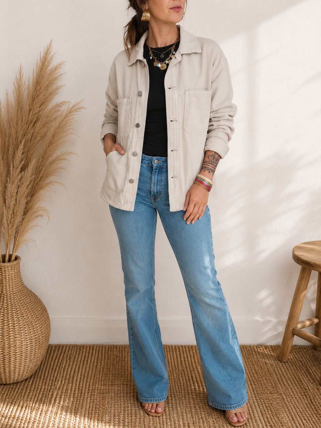 Veste Gaëlle - veste en jeans oversize