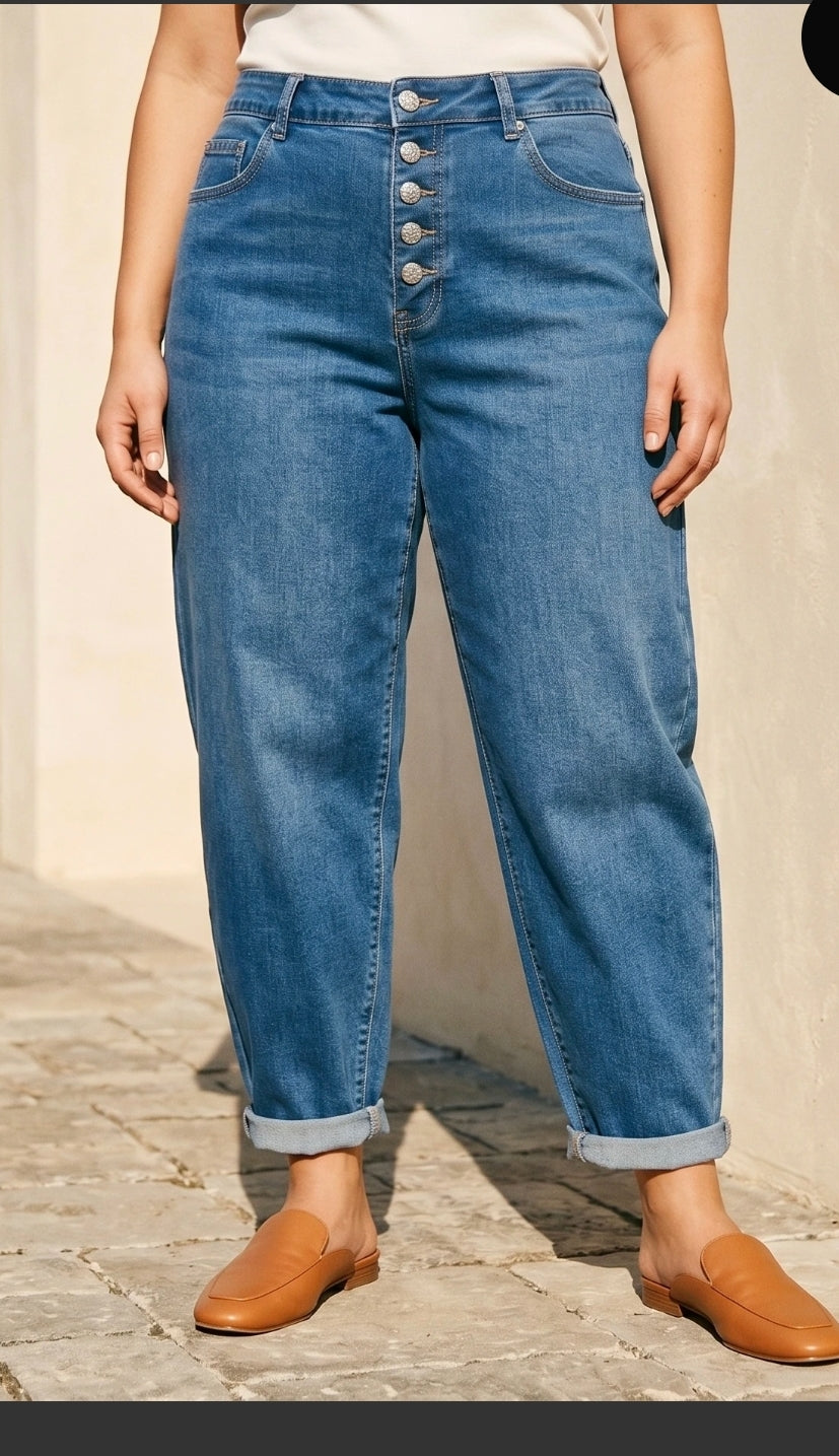 Jeans mom Eléanor
