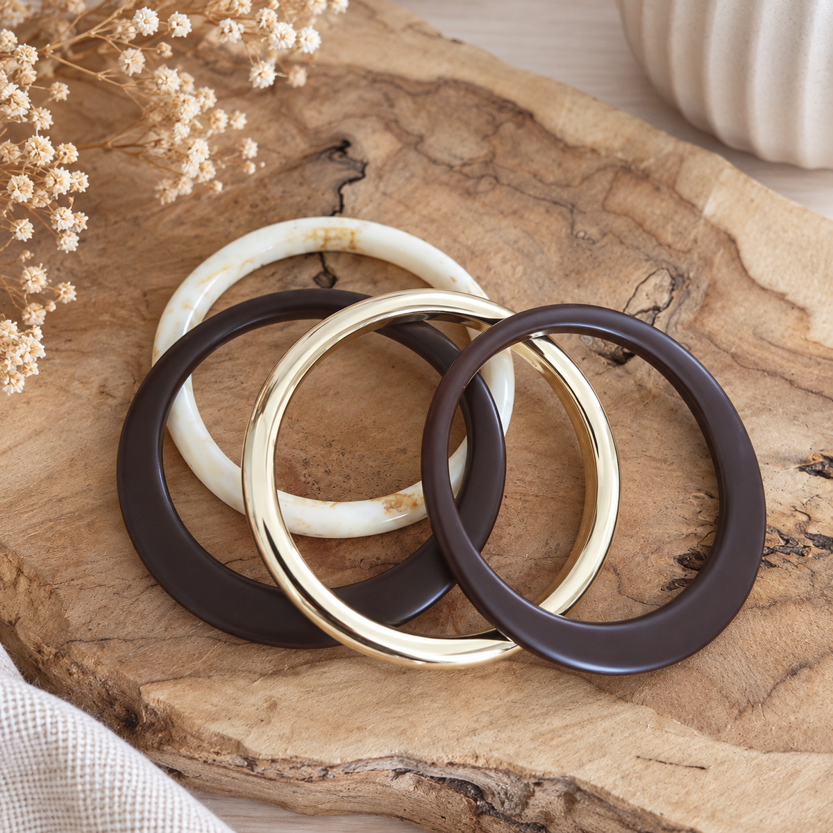 Lot de bracelets Donna – Chocolat 🤎✨