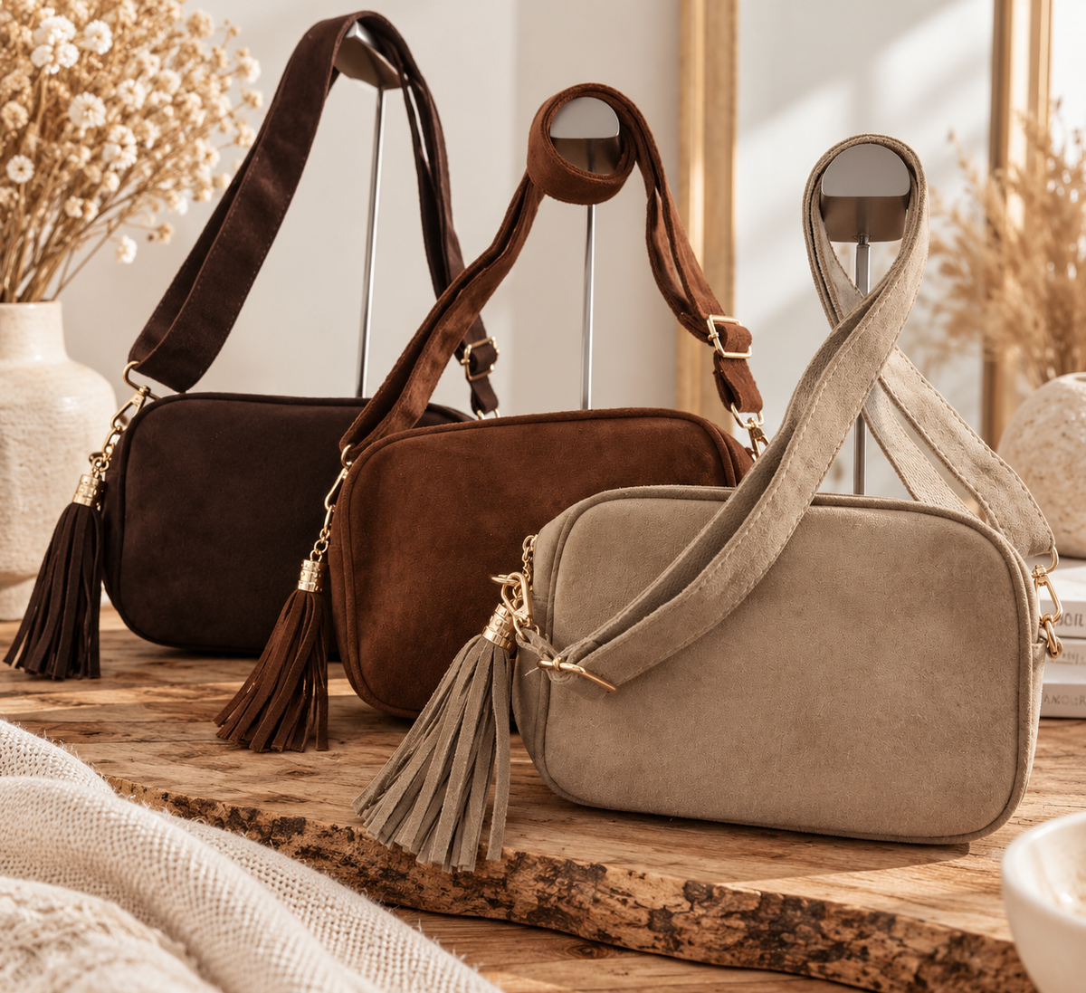 Sac Amber – Touché daim 🤎