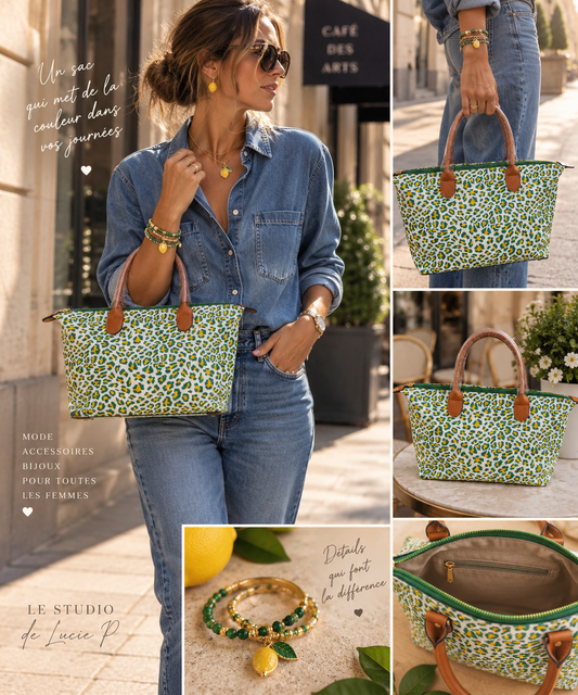 Sac Bleuenn léopard