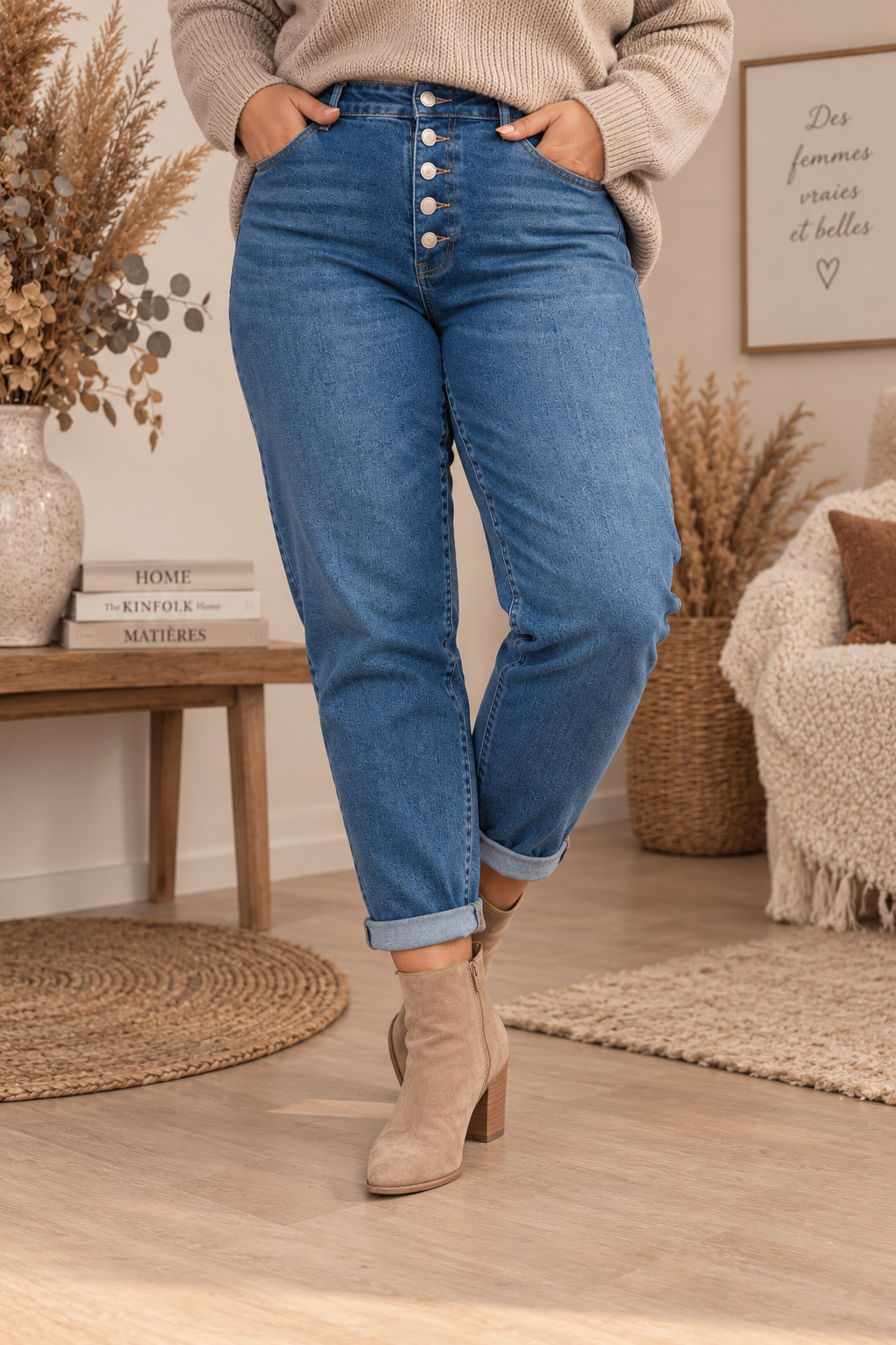 Jeans mom Eléanor